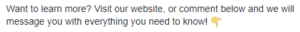 Facebook CTA